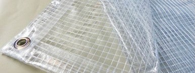 Toile Pergola 400g transparente armée